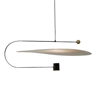 北歐吊燈後現代簡約個性藝術餐廳書房臥室吊燈創意時尚線條吊燈具 - luxhkhome