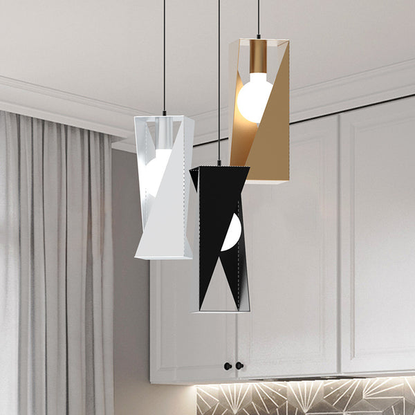 餐廳燈北歐吊燈後現代簡約三頭飯廳吧台小吊燈創意個性組合燈具 - luxhkhome