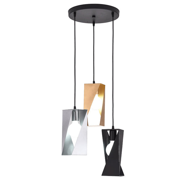 餐廳燈北歐吊燈後現代簡約三頭飯廳吧台小吊燈創意個性組合燈具 - luxhkhome