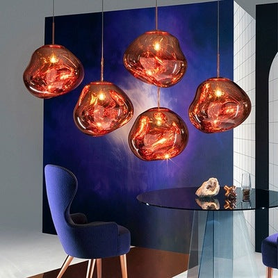 創意熔岩藝術吊燈 設計師燈服裝店咖啡廳個性臥室燈具後現代吊燈 - luxhkhome