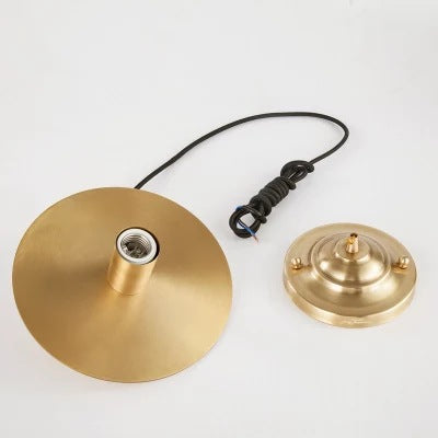 後現代餐廳吧台全銅輕奢單頭小吊燈 北歐現代簡約陽台鏡檯燈飾 - luxhkhome