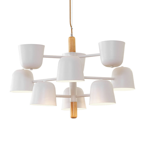 北歐風格簡約個性原木燈具日式創意溫馨現代客廳吊燈書房餐廳燈