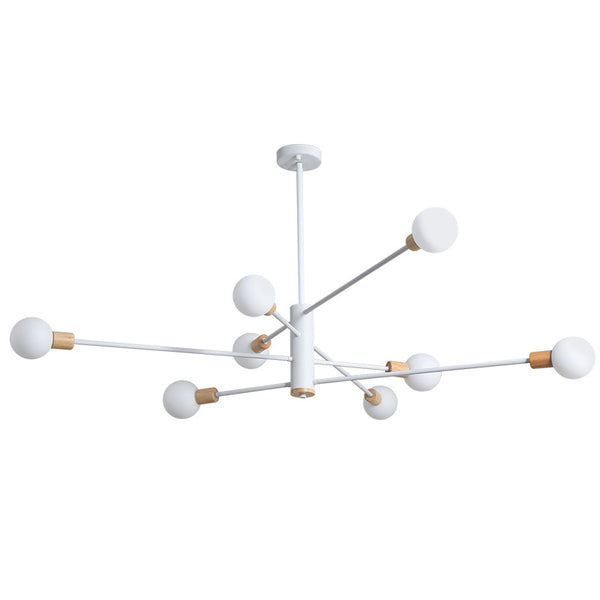 北歐後現代吊燈創意藝術玻璃分子燈個性餐廳咖啡廳臥室輕奢魔豆燈