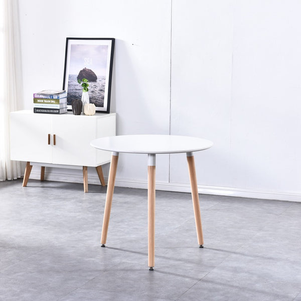 北歐實木桌子現代簡約小戶型餐桌椅 洽談家用伊姆斯桌 - luxhkhome