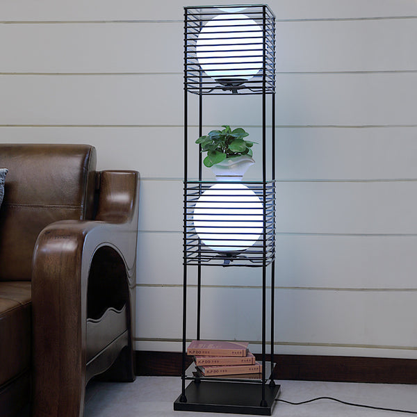 落地燈客廳簡約現代美式立式檯燈遙控燈具書房臥室北歐創意地燈