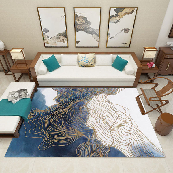 中式民族風地毯 客廳地毯古典簡約臥室方形地毯沙發地毯工廠定制