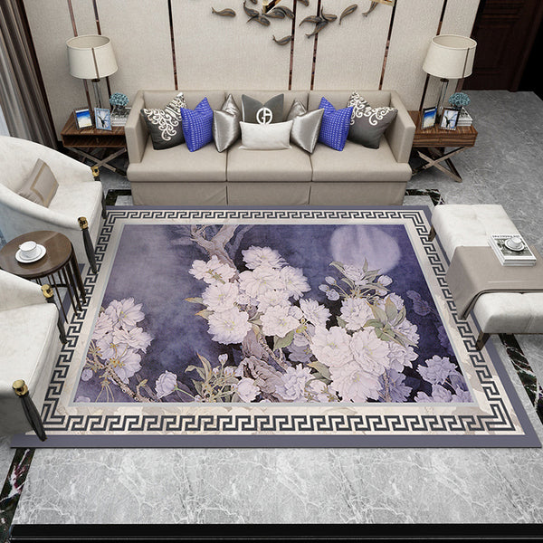 中式民族風地毯 客廳地毯古典簡約臥室方形地毯沙發地毯工廠定制