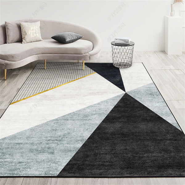 地毯客廳ins輕奢紋理北歐現代簡約沙發茶几墊臥室家用床邊地墊