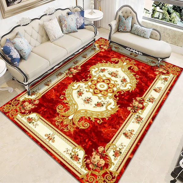 歐式客廳茶几地毯毯沙發奢華地毯輕奢臥室墊房間美式家用地墊地毯