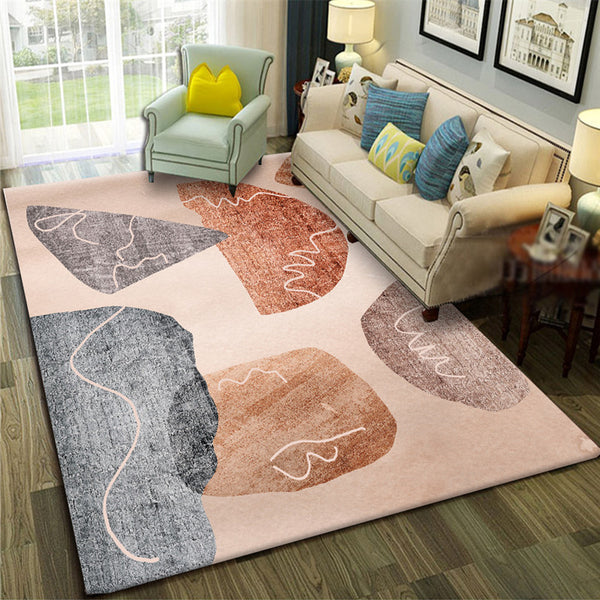 奢華現代簡約地毯歐式客廳毯網紅沙發茶几地墊臥室床邊毯家用地墊