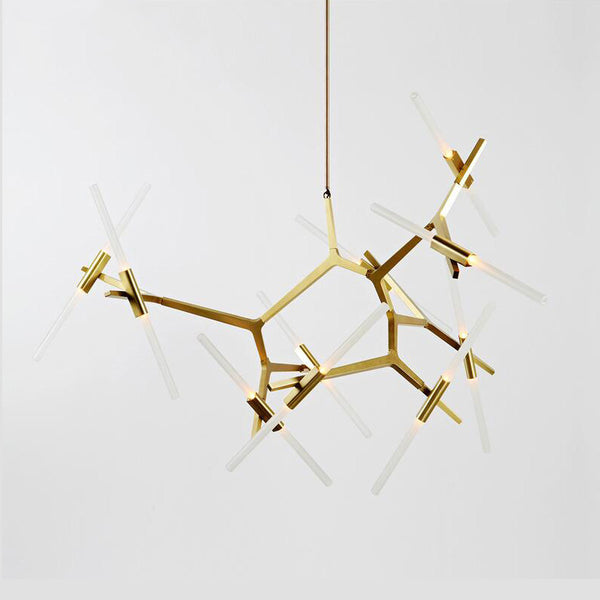 北歐現代創意後現代藝術吊燈設計師極簡樹杈別墅複式樓客廳餐廳燈 - luxhkhome