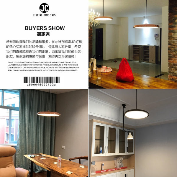 北歐吊燈現代簡約極簡吊燈丹麥吧檯燈創意個性馬卡龍飛碟餐廳吊燈 - luxhkhome