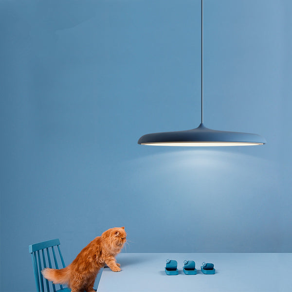 北歐吊燈現代簡約極簡吊燈丹麥吧檯燈創意個性馬卡龍飛碟餐廳吊燈 - luxhkhome