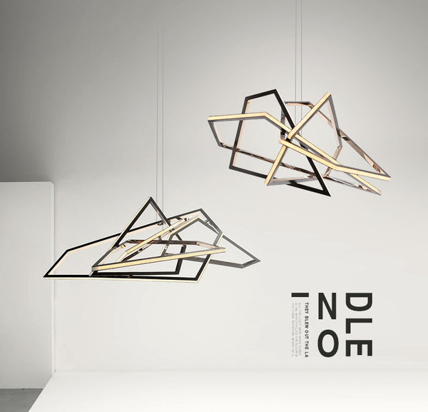 設計師簡約創意藝術別墅客廳餐廳展廳北歐個性不規則後現代吊燈 - luxhkhome