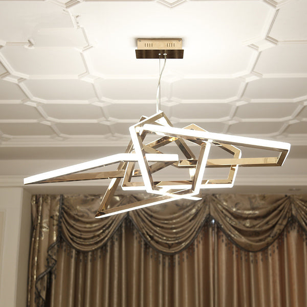 設計師簡約創意藝術別墅客廳餐廳展廳北歐個性不規則後現代吊燈 - luxhkhome