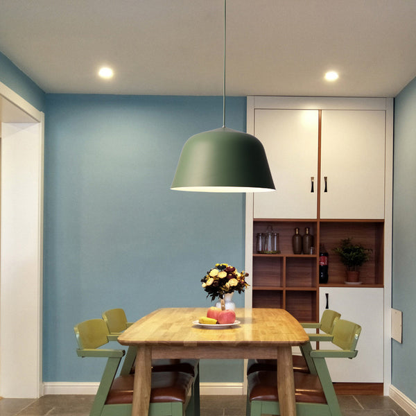 北歐丹麥個性創意簡約現代飯廳吧台餐廳客廳單頭鋁材吊燈 - luxhkhome