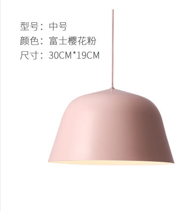 北歐丹麥個性創意簡約現代飯廳吧台餐廳客廳單頭鋁材吊燈 - luxhkhome