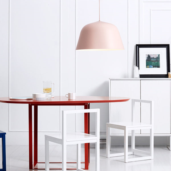 北歐丹麥個性創意簡約現代飯廳吧台餐廳客廳單頭鋁材吊燈 - luxhkhome