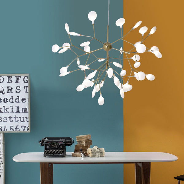 後現代螢火蟲吊燈北歐客廳臥室餐廳設計師燈具創意個性枝型吊燈飾 - luxhkhome