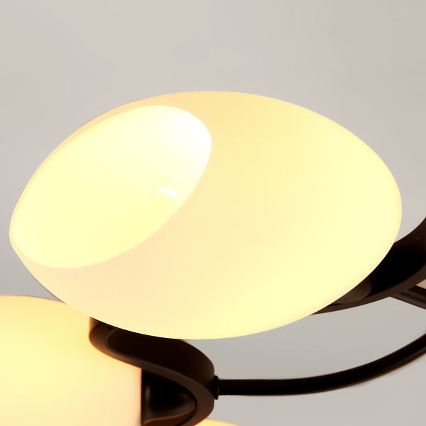 美式田園復古吸頂燈北歐現代簡約餐廳臥室圓形創意溫馨客廳燈具 - luxhkhome