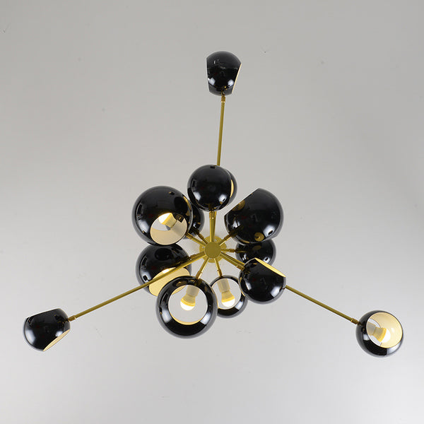 客廳吊燈北歐時尚簡約大氣展廳會所藝術設計師適用家庭金屬五金燈 - luxhkhome