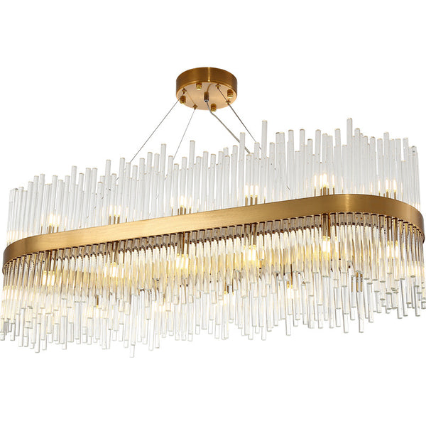 設計師後現代客廳餐廳燈輕奢別墅北歐創意藝術樣板工程水晶吊燈 - luxhkhome