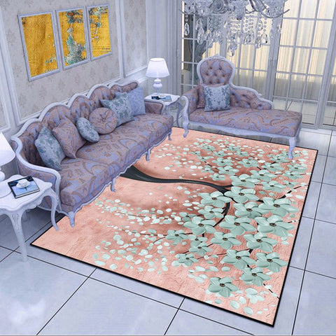 歐式茶几毯北歐ins風格美式輕奢地毯客廳簡約現代長方形家用定制