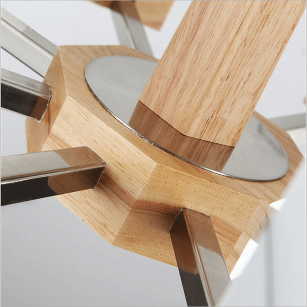 北歐吊燈簡約現代大氣家用實木客廳燈木質餐廳臥室led原木燈具