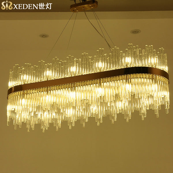 設計師後現代客廳餐廳燈輕奢別墅北歐創意藝術樣板工程水晶吊燈 - luxhkhome