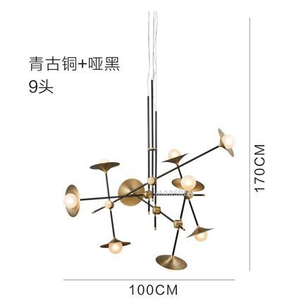 後現代美式複古工業風時尚個性創意喇叭客廳燈吧台北歐餐廳吊燈 - luxhkhome