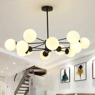 北歐風格客廳燈魔豆吊燈創意個性後現代簡約餐廳臥室大氣美式燈具 - luxhkhome