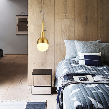 美式小吊燈個性創意客廳臥室書房燈具後現代簡約鐵藝吊燈 - luxhkhome