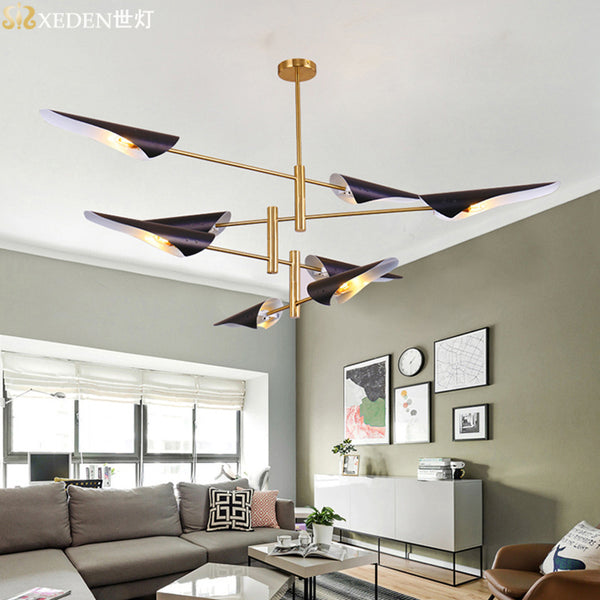 後現代吊燈創意北歐工業風客廳餐廳臥室金屬風斜口個性設計師吊燈 - luxhkhome