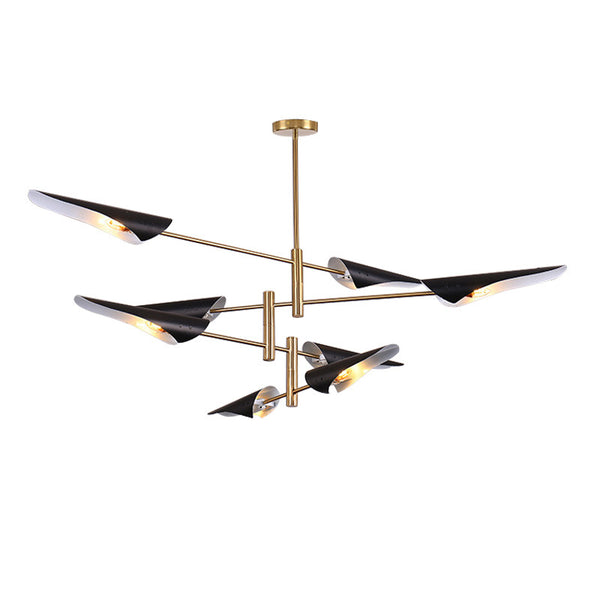 後現代吊燈創意北歐工業風客廳餐廳臥室金屬風斜口個性設計師吊燈 - luxhkhome