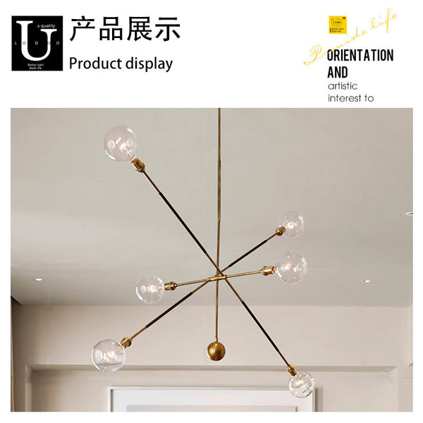 後現代幾何線條魔豆吊燈客廳餐廳燈個性風格設計師吊燈 - luxhkhome