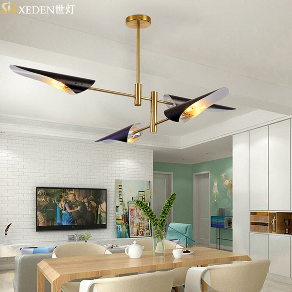 後現代吊燈創意北歐工業風客廳餐廳臥室金屬風斜口個性設計師吊燈 - luxhkhome