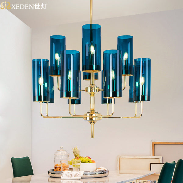 後現代創意個性餐廳臥室簡約燈具輕奢藝術客廳燈玻璃北歐吊燈 - luxhkhome