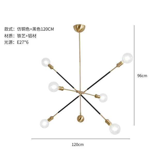 後現代幾何線條魔豆吊燈客廳餐廳燈個性風格設計師吊燈 - luxhkhome