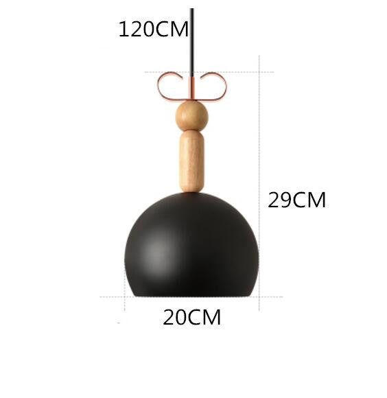 簡約現代lLED餐吊燈創意個性溫馨餐廳酒吧台書房木藝鋁材客廳臥室 - luxhkhome