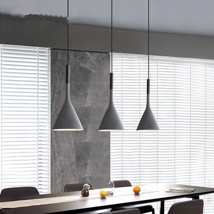 北歐吊燈餐廳吧台創意個性餐桌燈具客廳裝飾臥室床頭單頭小吊燈 - luxhkhome