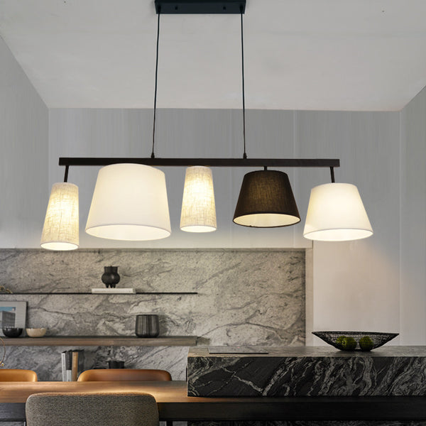 餐廳吊燈簡約現代北歐飯廳美式鄉村創意個性餐桌吧台佈藝風格燈具 - luxhkhome