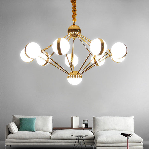 魔豆吊燈LED現代創意個性客廳燈具北歐藝術服裝店吧台餐廳吊燈 - luxhkhome