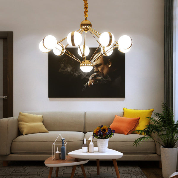 魔豆吊燈LED現代創意個性客廳燈具北歐藝術服裝店吧台餐廳吊燈 - luxhkhome