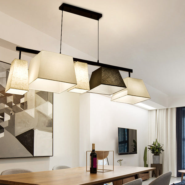 餐廳吊燈簡約現代北歐飯廳美式鄉村創意個性餐桌吧台佈藝風格燈具 - luxhkhome