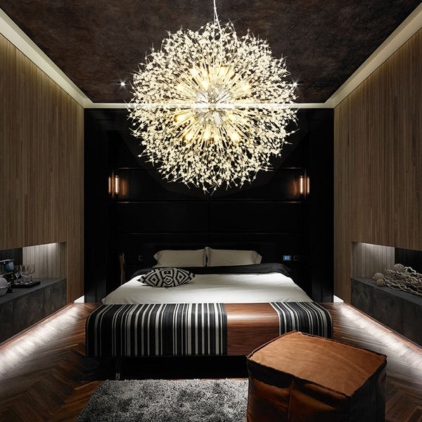 北歐吊燈蒲公英個性設計後現代簡約創意客廳吧台玄關枝型燈飾燈具 - luxhkhome