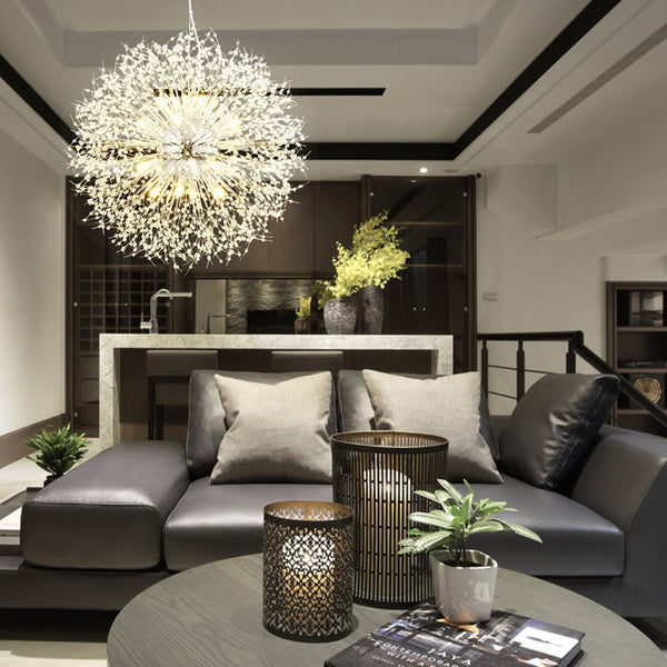 北歐吊燈蒲公英個性設計後現代簡約創意客廳吧台玄關枝型燈飾燈具 - luxhkhome