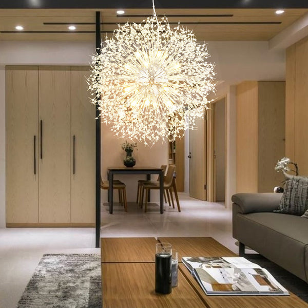 北歐吊燈蒲公英個性設計後現代簡約創意客廳吧台玄關枝型燈飾燈具 - luxhkhome