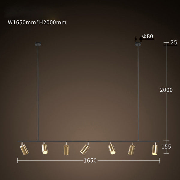 北歐led吊燈射燈理髮店服裝店展廳背景牆畫走廊射燈造型裝飾吊燈 - luxhkhome