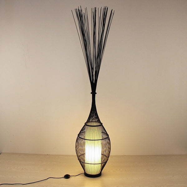 中式落地燈古典客廳立式燈中國風酒店會所裝飾地燈日式禪意茶室燈 - luxhkhome