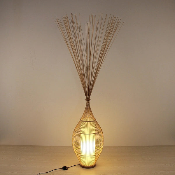 中式落地燈古典客廳立式燈中國風酒店會所裝飾地燈日式禪意茶室燈 - luxhkhome